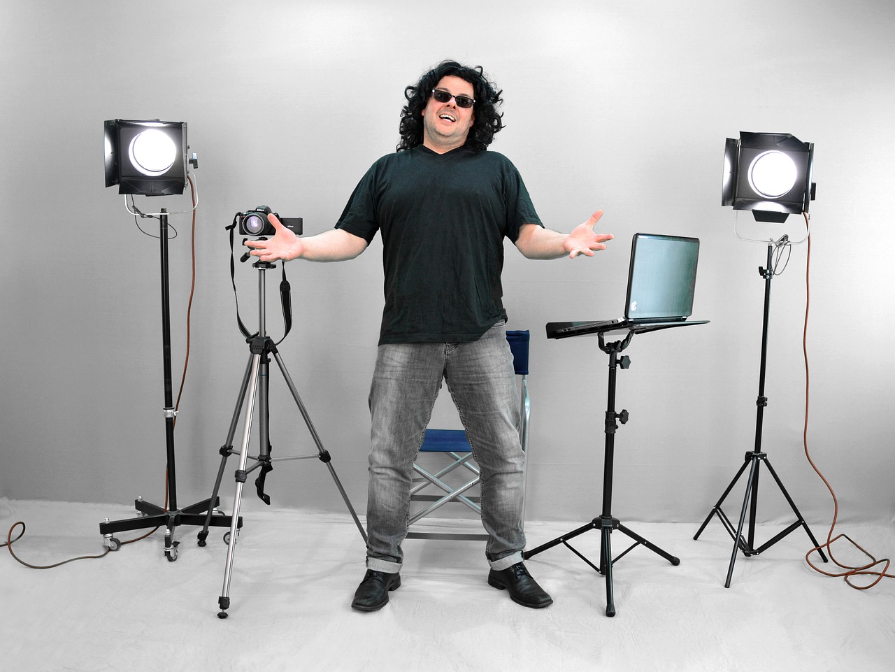 In video production, scrims are metal wire mesh devices that are placed in front of a light source to reduce its intensity while also maintaining its color temperature and quality.