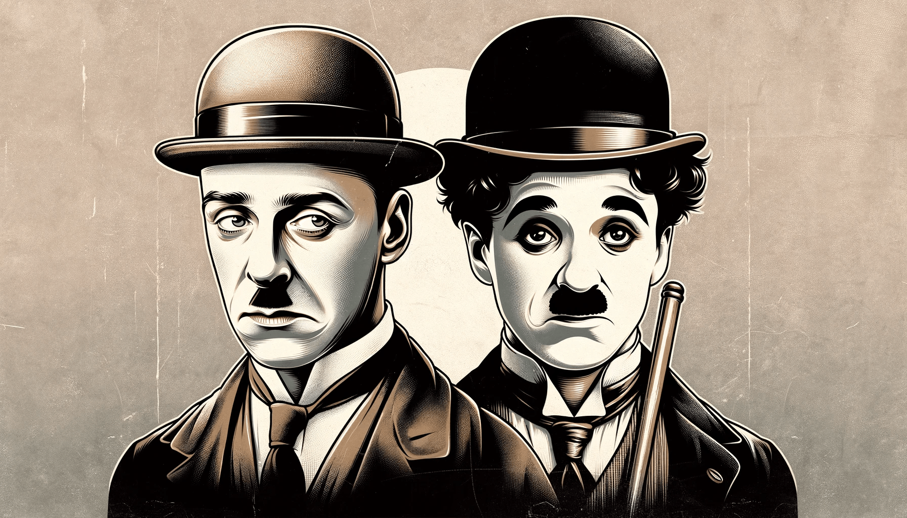 Lessons from Buster Keaton and Charlie Chaplin in the AI Era